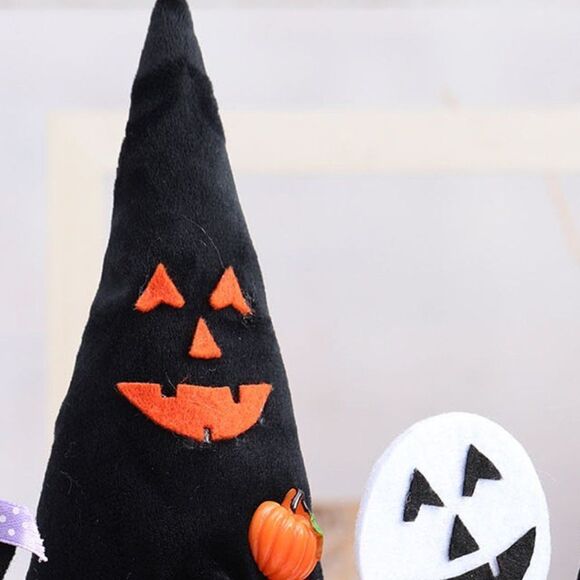 Halloween Faceless Gnome Plush Doll Toy Ornament - Picture 3 of 4